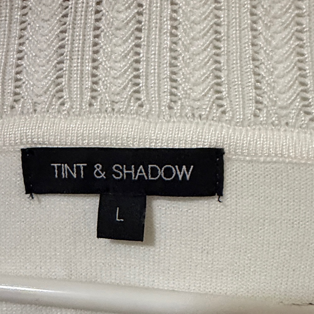 Off-White Open-Front Rib-Trim Sweater Cardigan - Picture 2 of 6